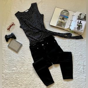 Lucky brand jeans Brooke legging jean black 10/30 29” inseam